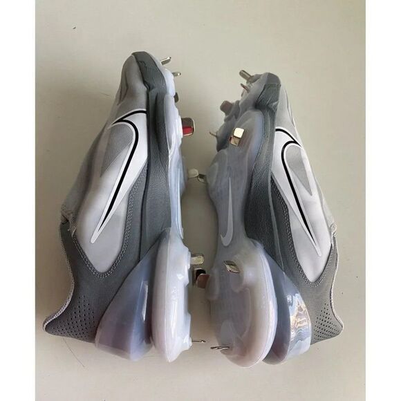 Nike Force Zoom Trout 8 Pro Metal Baseball Cleats Men’s Sz 8 Gray CZ5915-001 - Picture 8 of 10